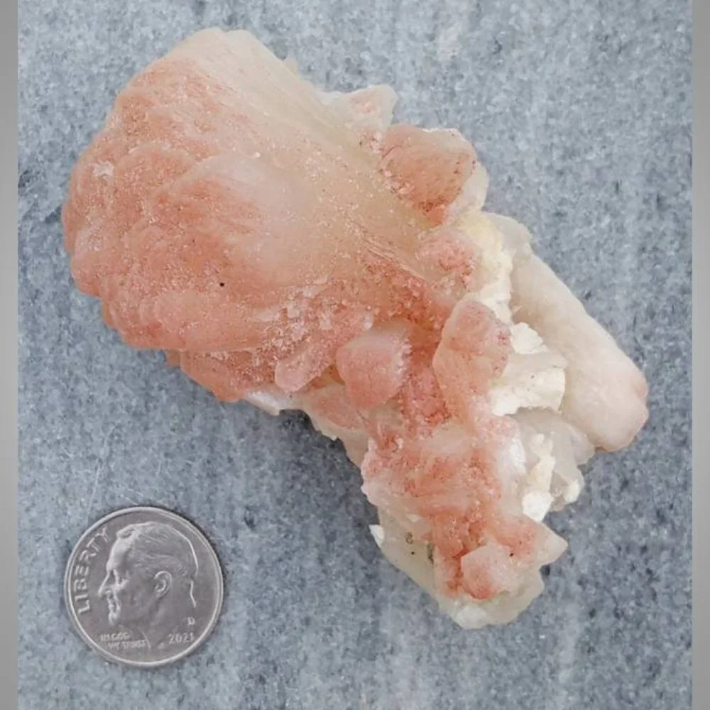 Stilbite Zeolite crystal mineral specimen 02